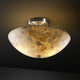 14-inch Round Semi-Flush Bowl