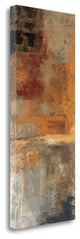 "Silver And Amber Panel II" By Silvia Vassileva, Giclee on Gallery Wrap Canvas