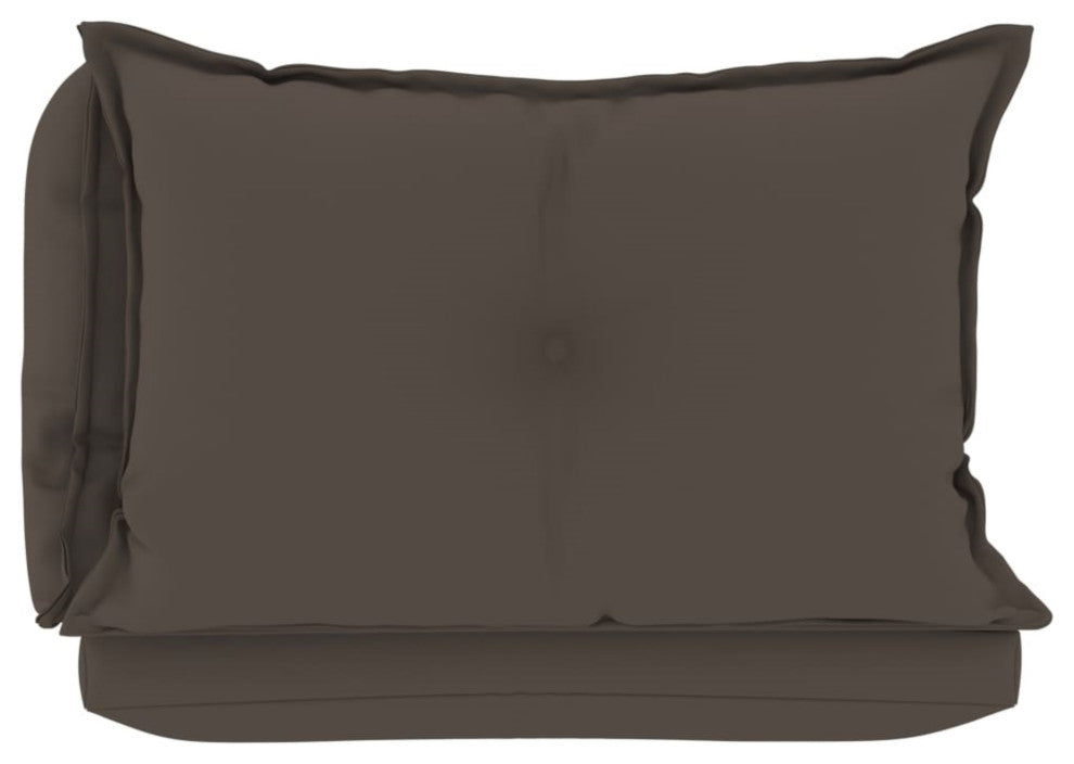 Vidaxl Pallet Sofa Cushions 3-Piece Taupe Fabric