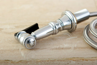 Gourmet Scape Kitchen Faucet Sprayer With Hose, Polished Chrome