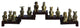 Set of 12 Chinese Animal Zodiac Metal Miniature Figures Hcs4819