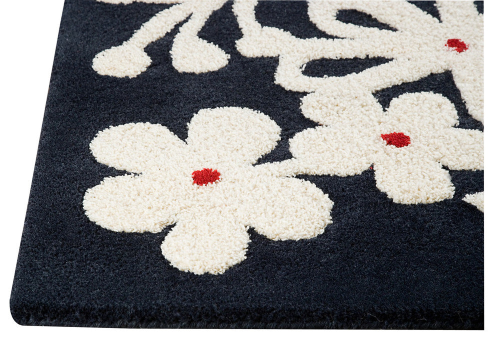 Hand Tufted Charcoal New Zealand Wool Area Rug, 8''3"x11''6"