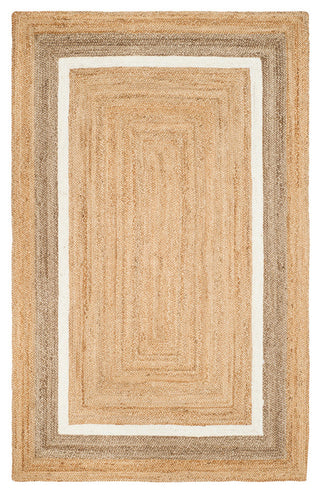 Safavieh Natural Fiber Collection NF883 Rug, Natural/Grey/Ivory, 5' X 8'
