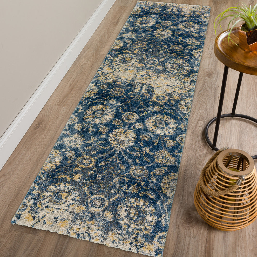 Dalyn Orleans OR5 Indigo 2'3"x7'5" Runner Rug