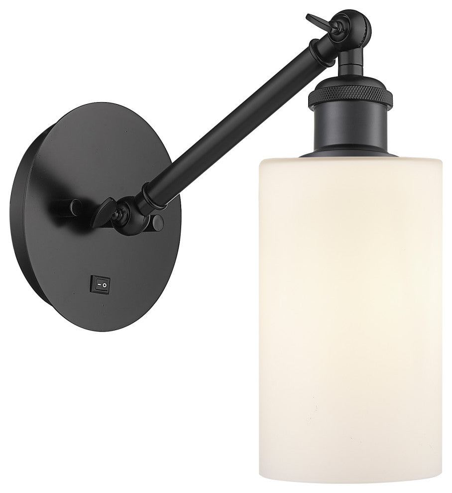 Innovations 317-1W-BK-G801-LED 1-Light Sconce, Matte Black