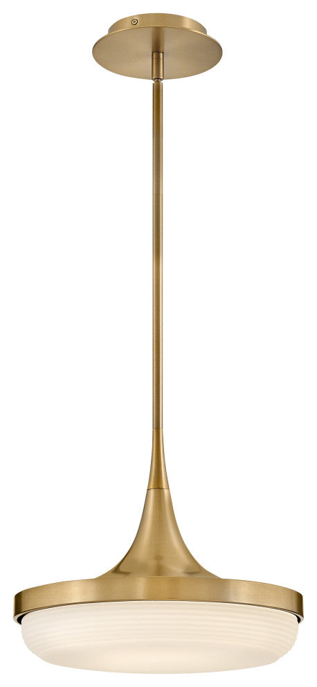 Fredrick Ramond Elsa Medium Led Convertible Pendant, Lacquered Brass