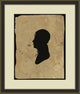 Colonial Male Silhouette 1, Giclee Reproduction Artwork