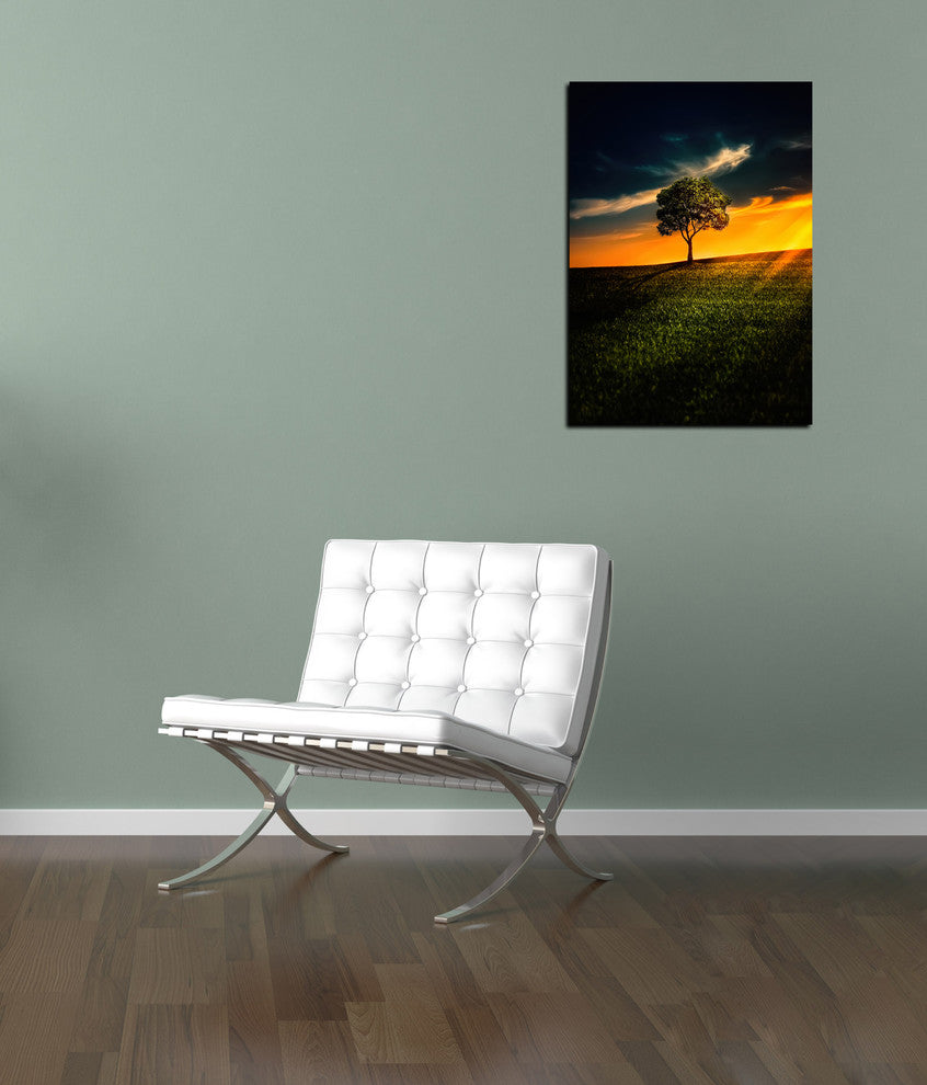 Epic Graffiti "Alone In Peace" Giclee Canvas Wall Art, 12"x18"