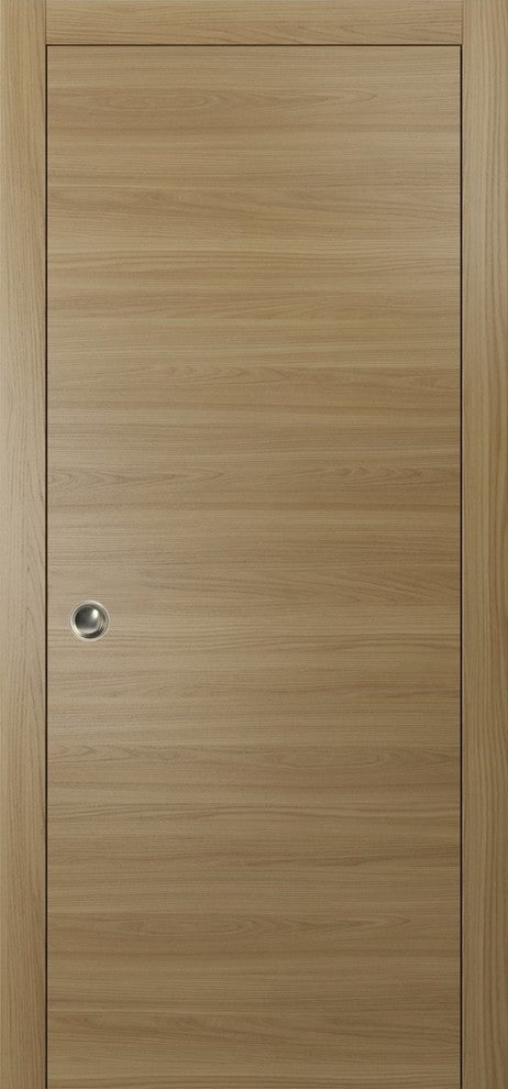 Sliding Pocket Door 18 x 80 & Hardware Frames | Planum 0010 Honey Ash
