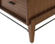 Mid-century Modern Small Console With File Drawers Brown