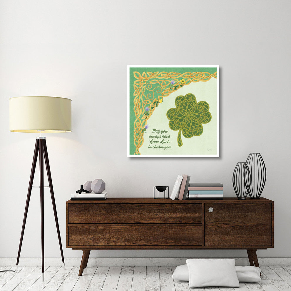 "Celtic Charm I" Digital Paper Print by Elyse DeNeige, 38"x38"