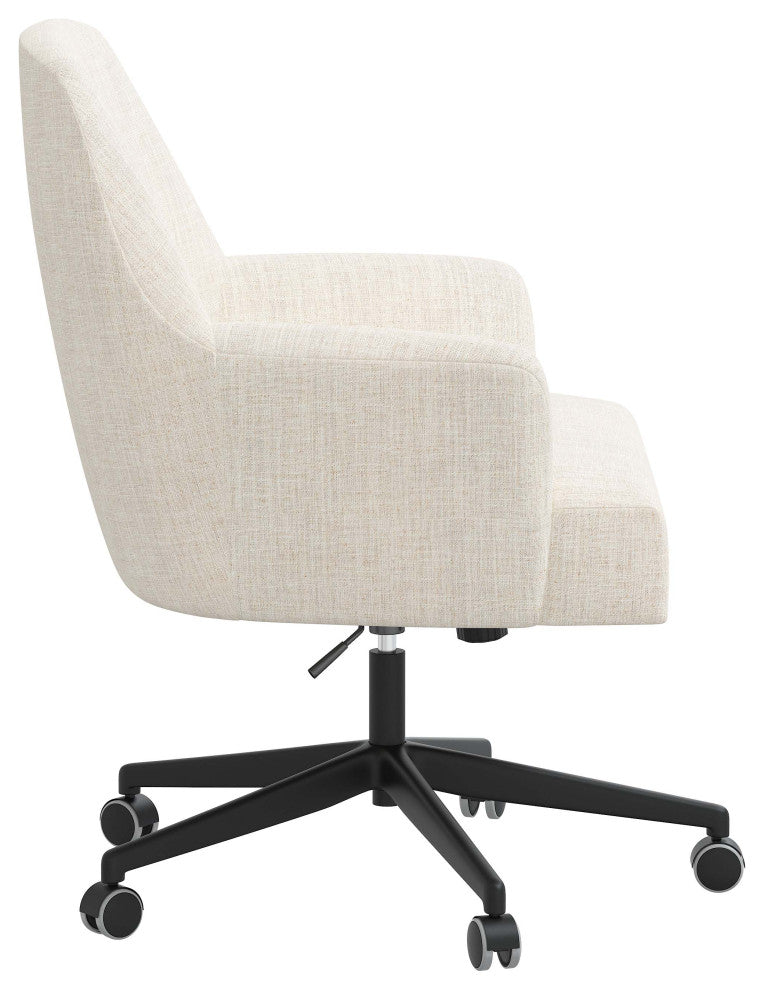 Office Chair, Linen Talc
