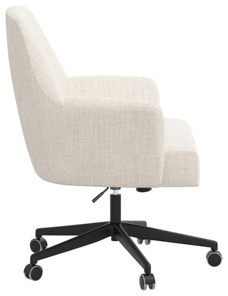 Office Chair, Linen Talc