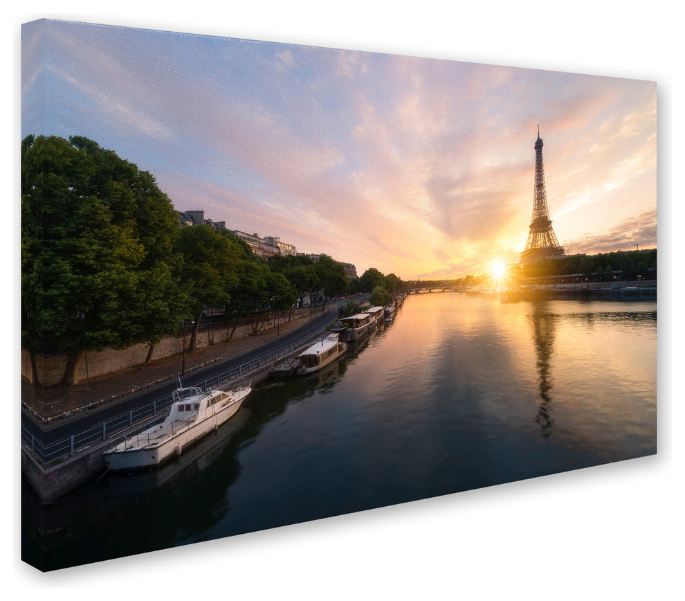 Mathieu Rivrin ''Stay Up Paris'' Canvas Art, 47x30