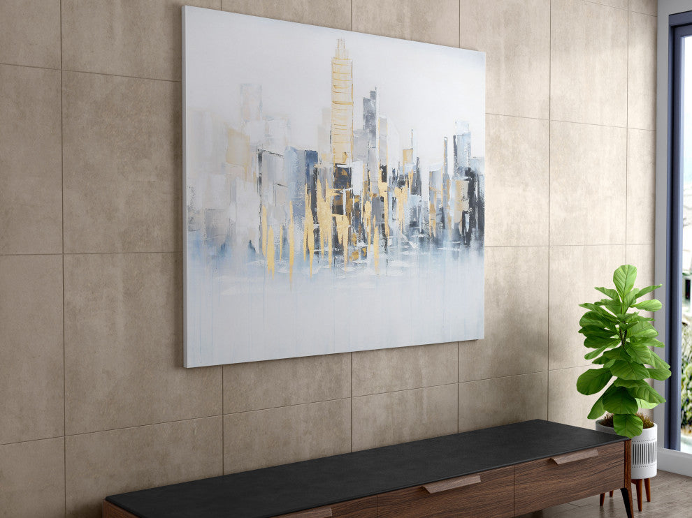 Concete Jungle Canvas Art