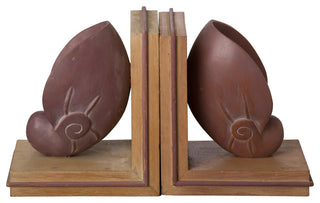Bookends Nautilus, 6"x8"x9"