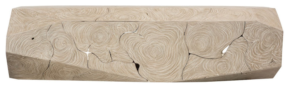 Prism Console Table, Oat Finish