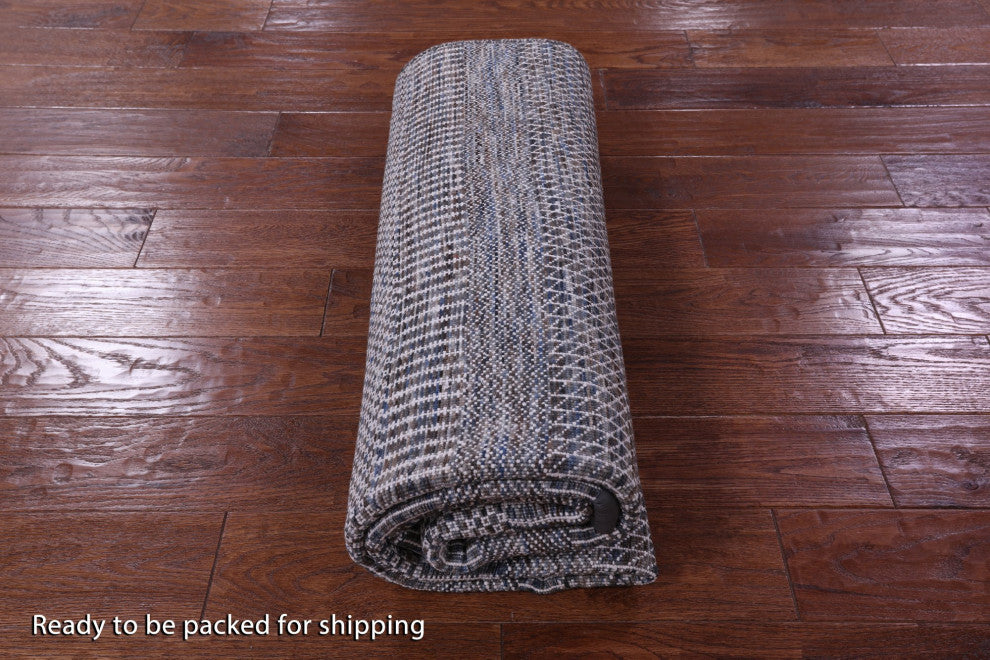 Wool and Silk Savannah Grass Handmade Rug 5' 2" X 6' 10" Q11989