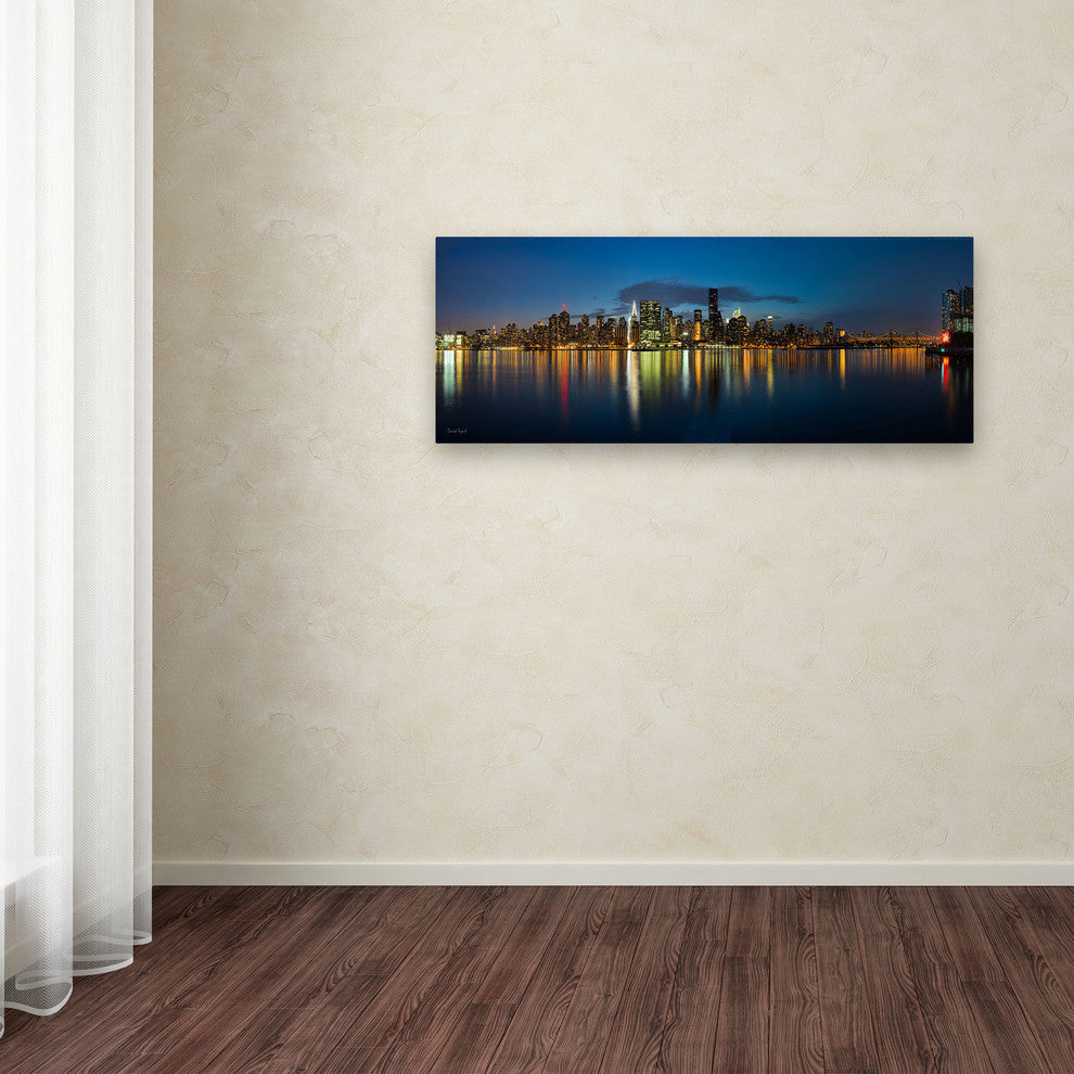 ''Midtown Over the East River-II'' Canvas Art by David Ayash