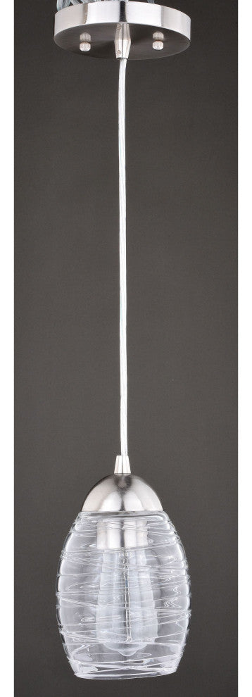 Isley 5" Mini Pendant Satin Nickel