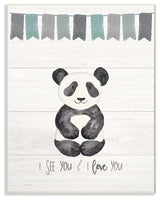 Stupell Ind. I See You Panda Wall Plaque, 13x19