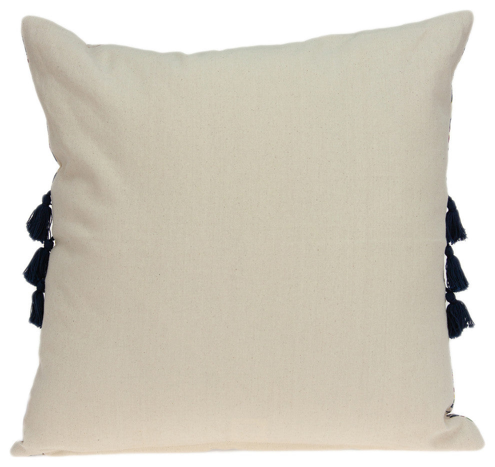 Parkland Collection Irisa Bohemian Multicolor Pillow Cover With Poly Insert