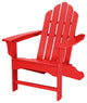 All-Weather Contoured Adirondack Chair, Sunset Red