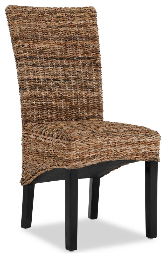 Windsor Rattan Dining Chairs, Set of 2