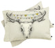 Deny Designs Wesley Bird Skull Pillow Shams, King