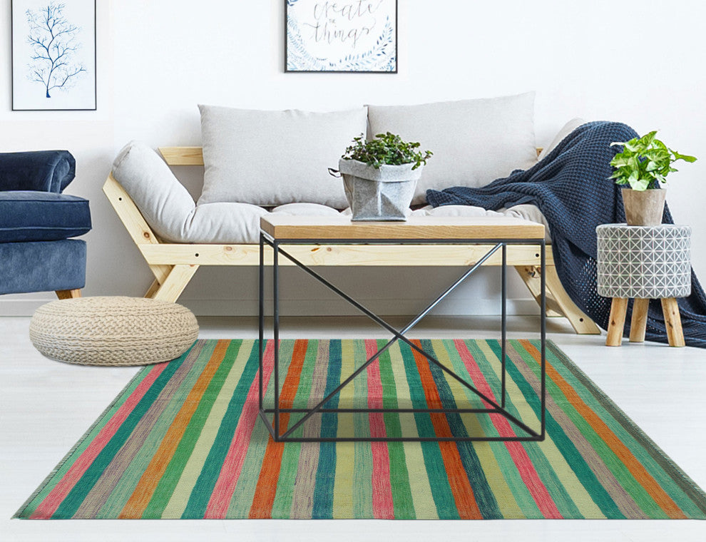Winchester Kilim Stuart Rust/Orange Rug, 4'0x6'2