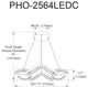 Philo Modern 1 Light Aged Brass White Metal Chandelier