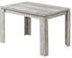 Dining Table, 48" Rectangular, Small, Kitchen, Dining Room, Laminate, Grey