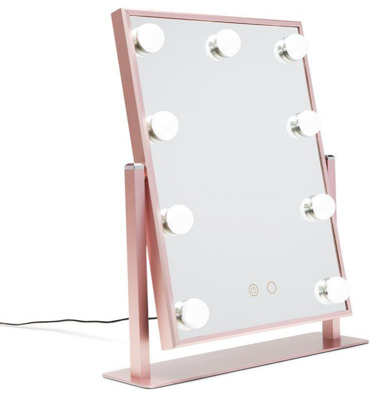 Hollywood Touch Duo-Tone LED Makeup Mirror with Touch Sensor Switch, Rose Gold