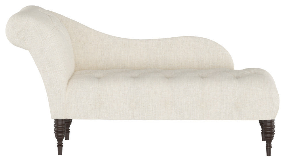 Chaise, Linen Talc
