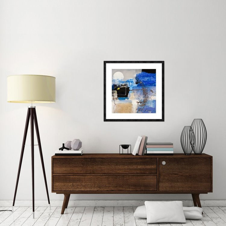 "Moonlight (detail)" Framed Digital Print by Arthur Pima, 32"x32"