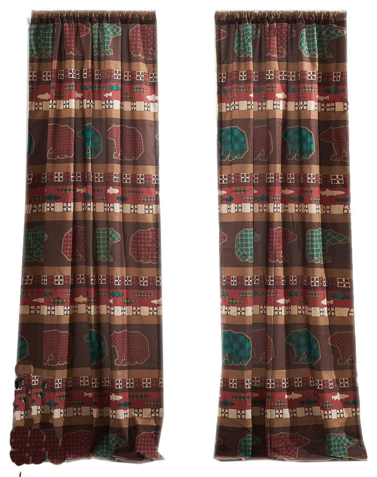 Greenland Home Canyon Creek Window Curtain Set, 84-inch, Multi
