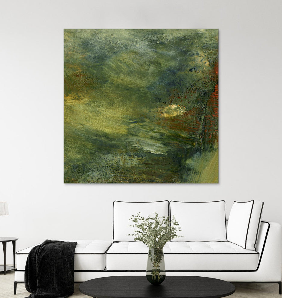 "Encaustic Tile, Multi IV" Fine Art Giant Canvas print 54"x54"