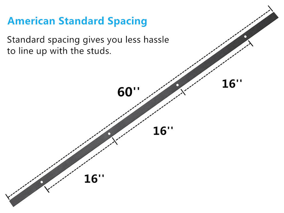 Sliding Barn Door Hardware for Double Door, Black Wheel Design, 5'
