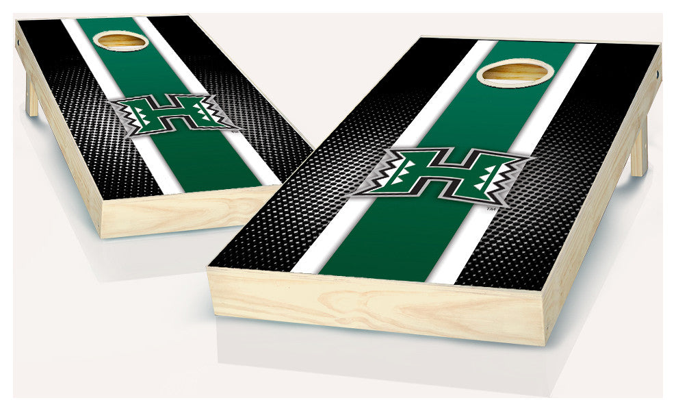 University of Hawaii Striped Cornhole Set