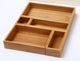 YBM HOME Bamboo Drawer Organizer Boxes for Home, Kitchen, Set of 5
