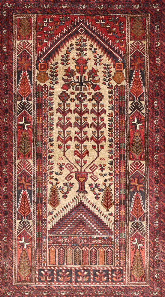 Ahgly Company Indoor Rectangle Traditional Area Rugs, 7' x 9'