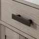 Chestnut 48" Bath Vanity, Grey Oak, Mirror, Oil-Rubbed Bronze Hardware