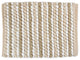 DII Bath Microfiber Mat Taupe Stripe 21"x34"