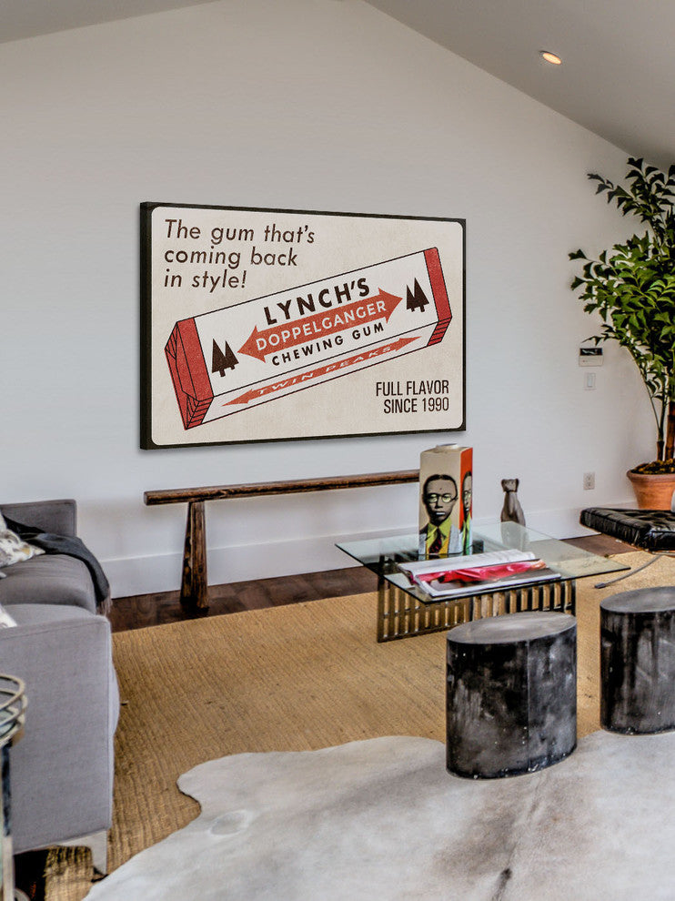 "Gums Back in Style Twin Peaks" Painting Print on Wrapped Canvas, 60"x40"