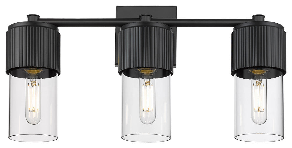 Innovations Bolivar 3 20.5" Bath Vanity-Light Matte Black