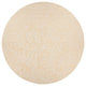 Mystica Contemporary Area Rug, White, 8'' Round