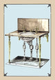 Ornate Marble Sink- Gallery Wrapped Canvas Art 28" x 42"