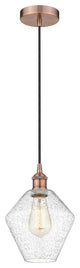 Innovations 616-1P-AC-G654-8-LED 1-Light Mini Pendant, Antique Copper