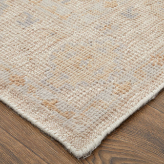 Weave & Wander Tierney Eco Friendly PET Oushak Rug, Ivory/Tan, 8'x10'