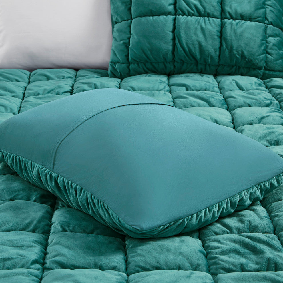 Intelligent Design Velvet Dream Puff 3 Piece Comforter Set